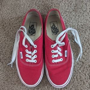Red Vans